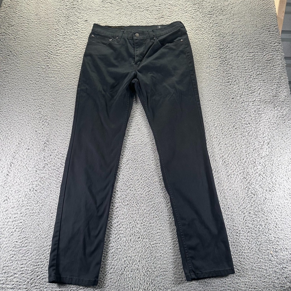 Levi's 511 All Season Tech Jeans Mens 31x32 Black Cotton Denim Straight Workwear